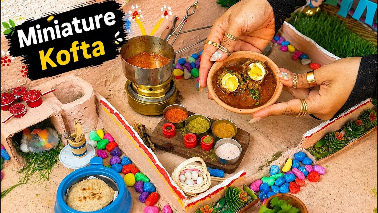 Mini Nargisi Kofta   Miniature Koftay   Niliz Mini Village