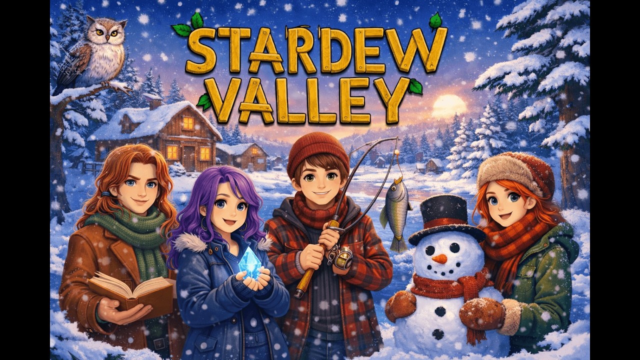 🔴 AO VIVO | Inverno no Stardew Valley ❄️☃️