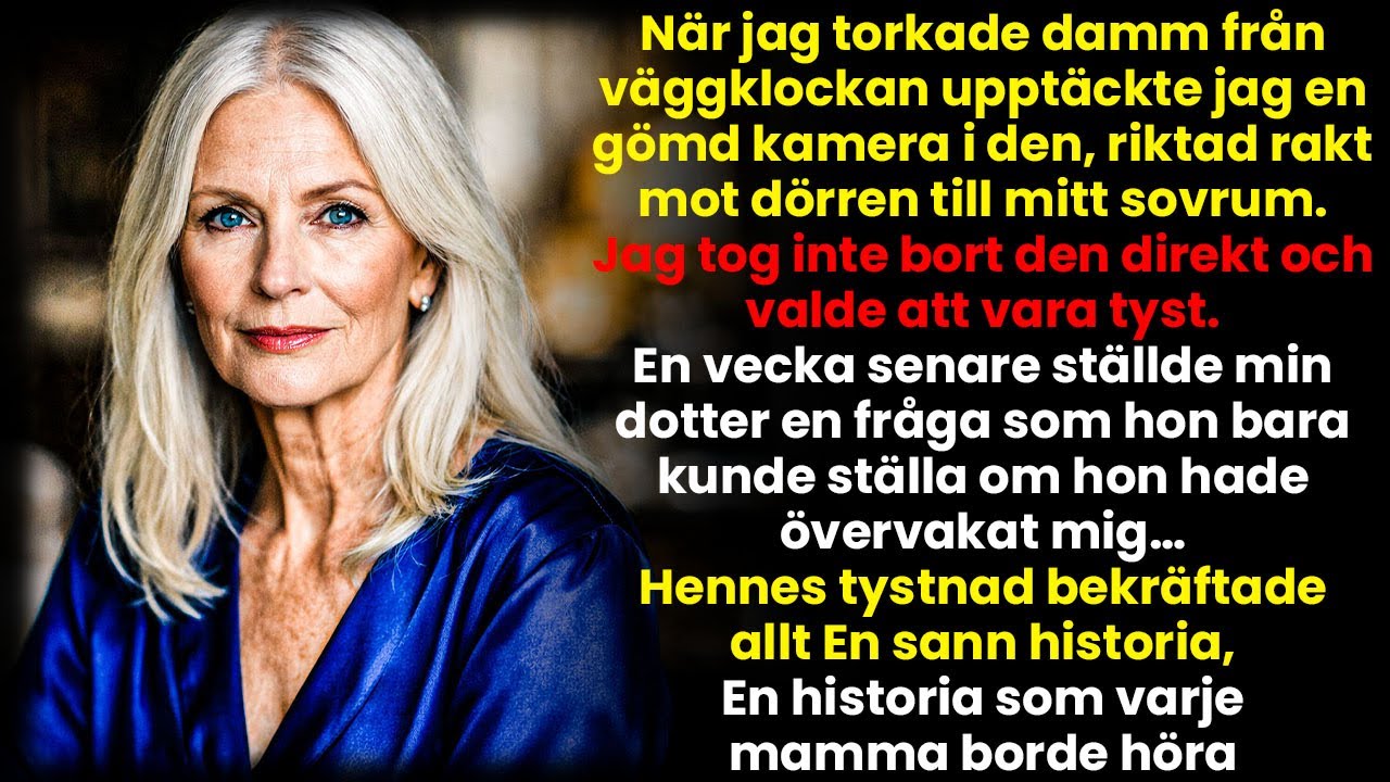 Jag hittade en dold kamera i vägklockan och låtsades inget tills min dotter avslöjade sig