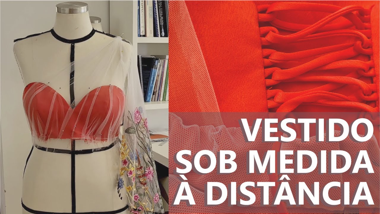Desafio do Algodão: vestido sob medida à distância