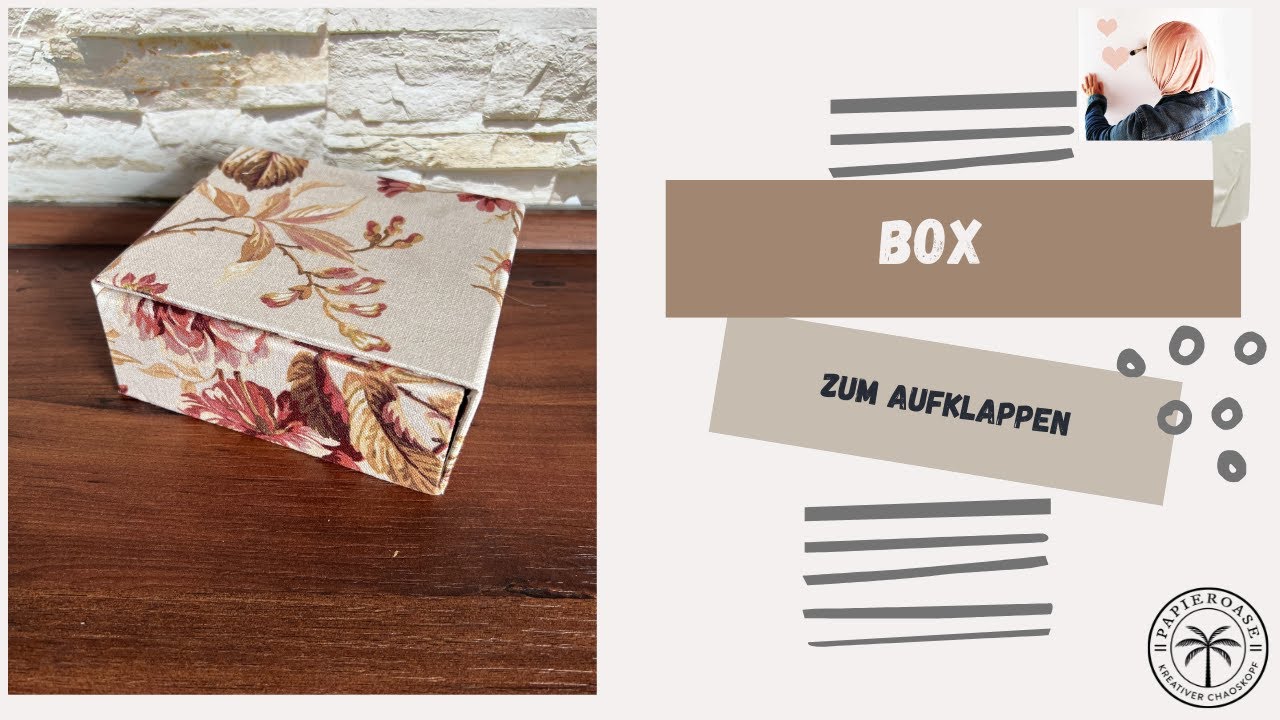 Raffinierte Box mit einer Box im Innenteil