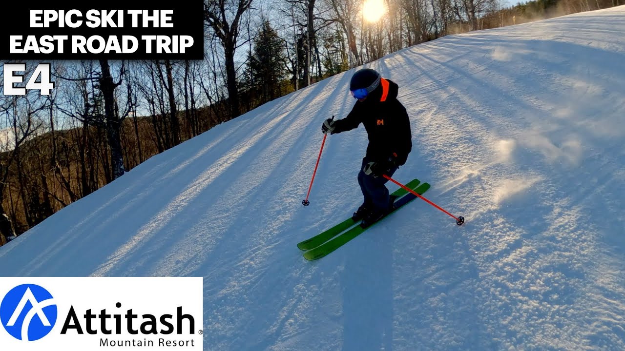 TOP TIER EAST COAST SKI RESORT! Skiing Attitash Mountain NH