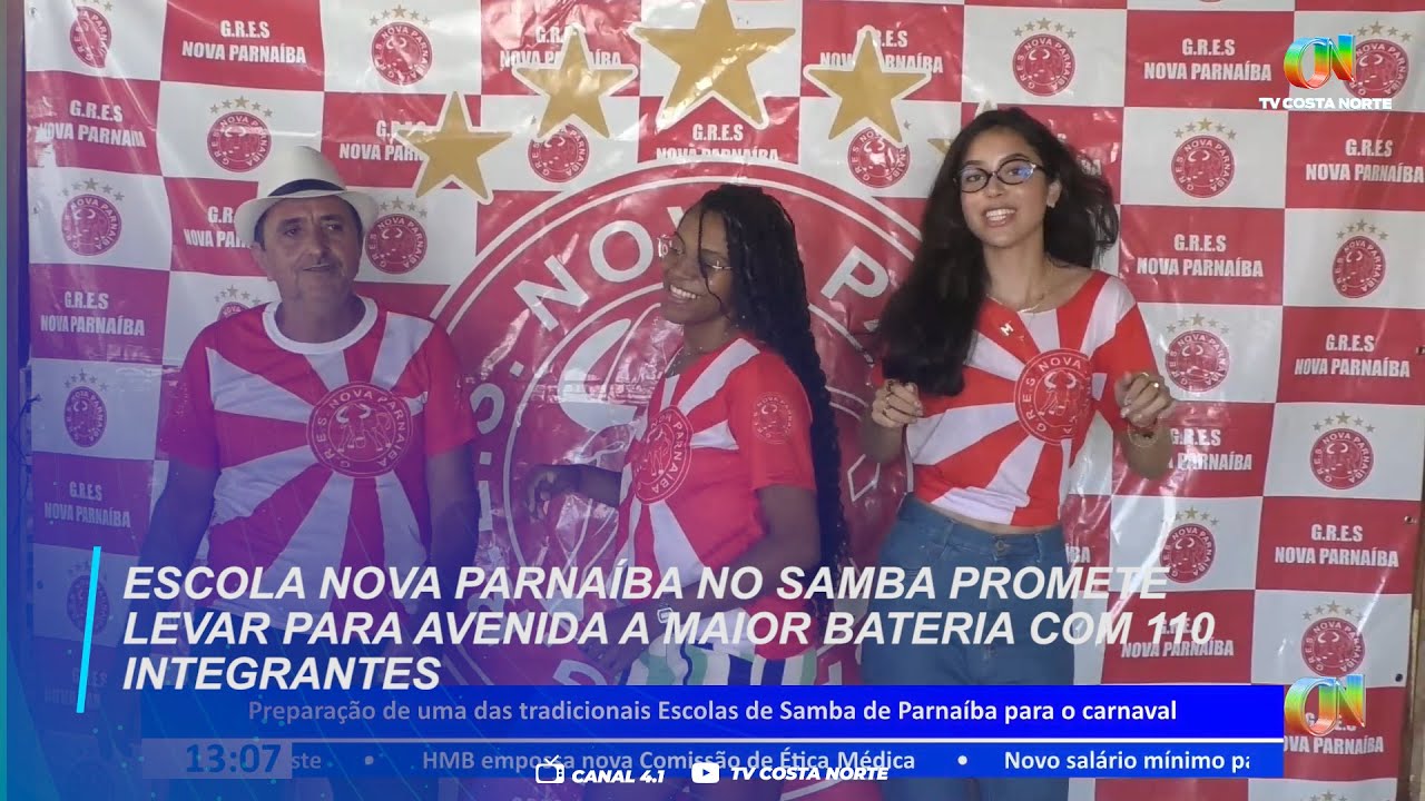 Escola Nova Parnaíba no Samba promete levar para avenida a maior bateria com 110 integrantes