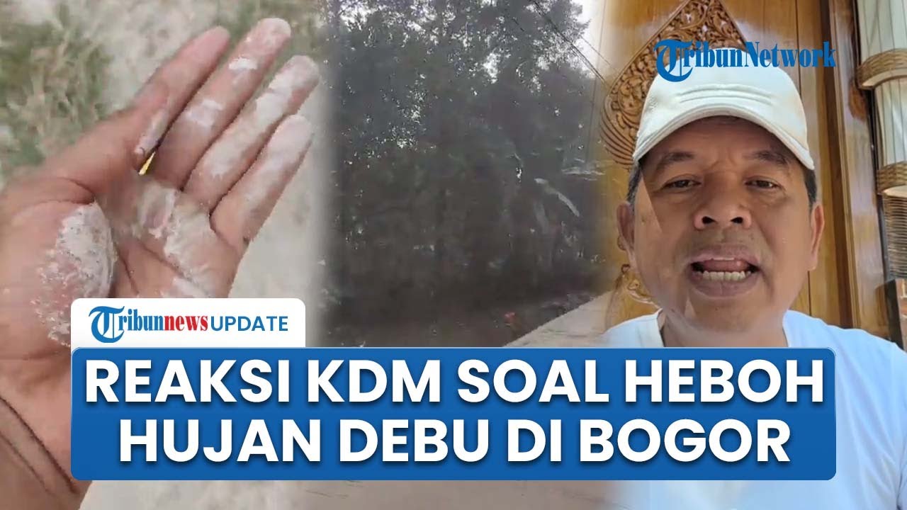 Dedi Mulyadi Turun Tangan Tanggapi Hujan Debu yang Cemari Warga Bogor Gegara Kebocoran Pabrik Semen