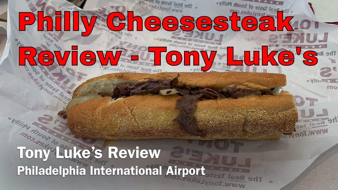 #TonyLukes #Cheesesteak Review Philadelphia Airport - by #MikeRose #kona2max