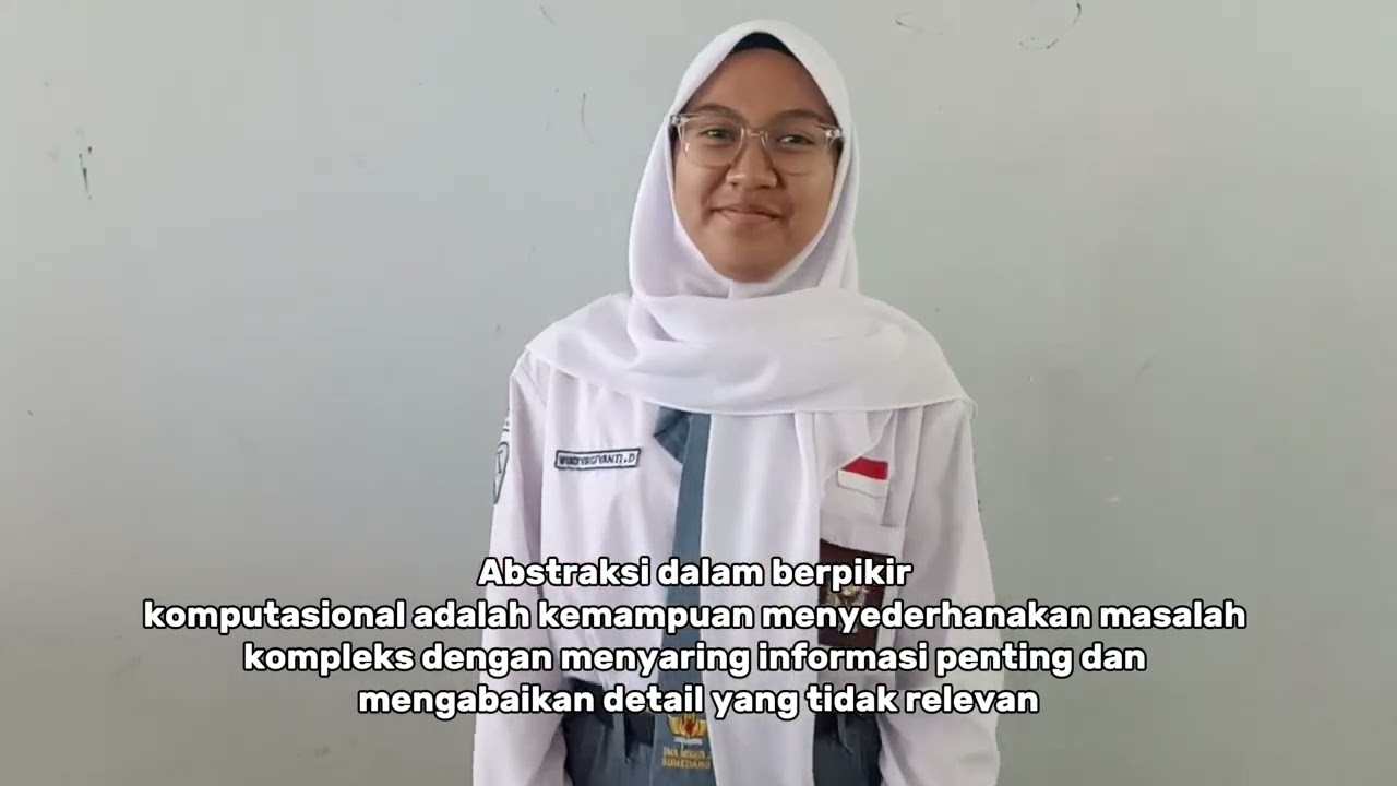 Pengertian abstraksi dalam berfikir komputasional
