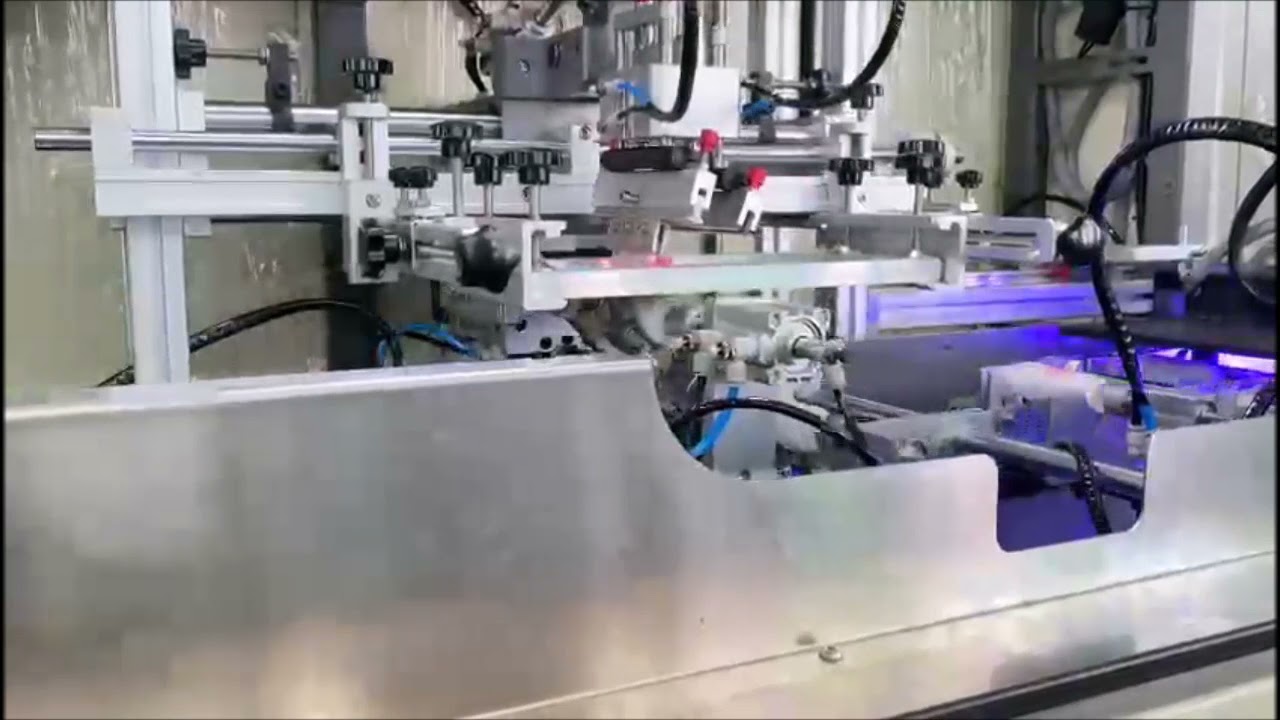 Impresión automática sobre botes de plástico con A-201S