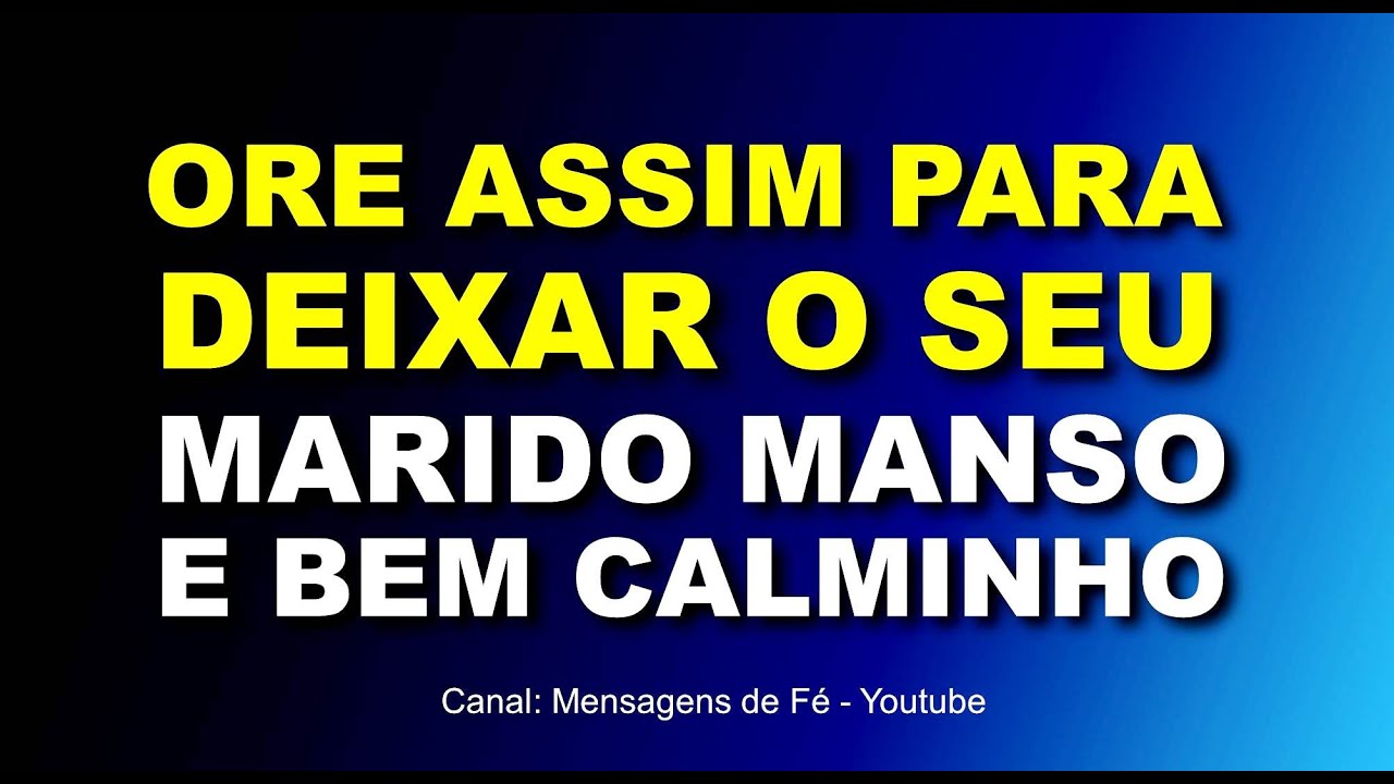 Oração forte e poderosa para amansar marido