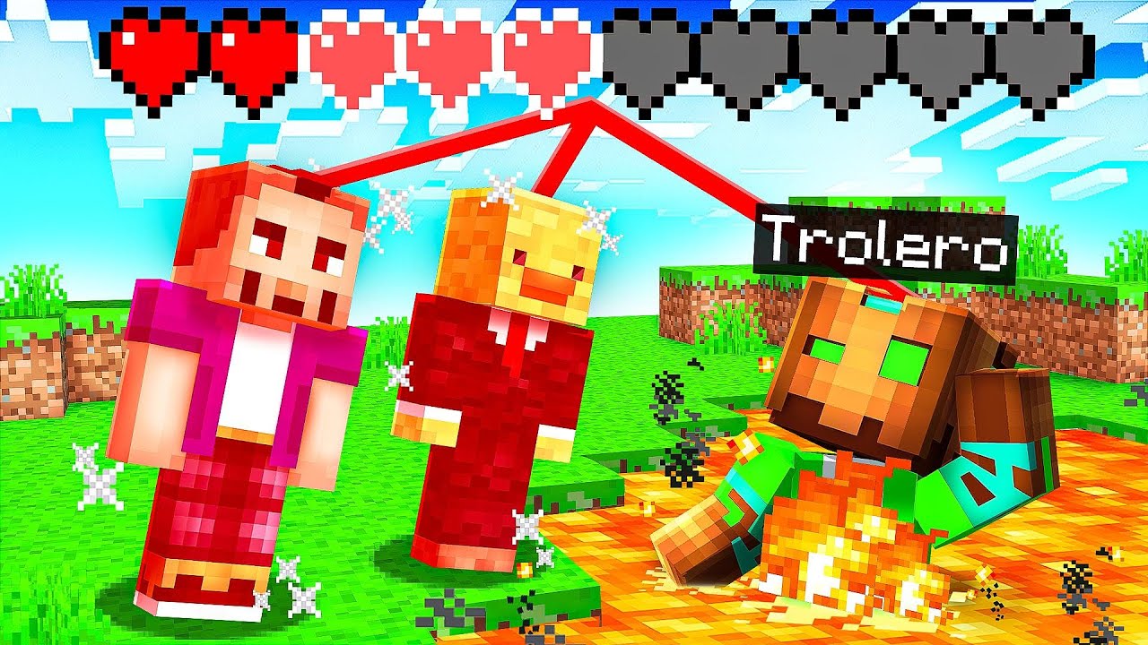 Minecraft pero Compartimos la Vida en Minecraft! ❤️❤️❤️