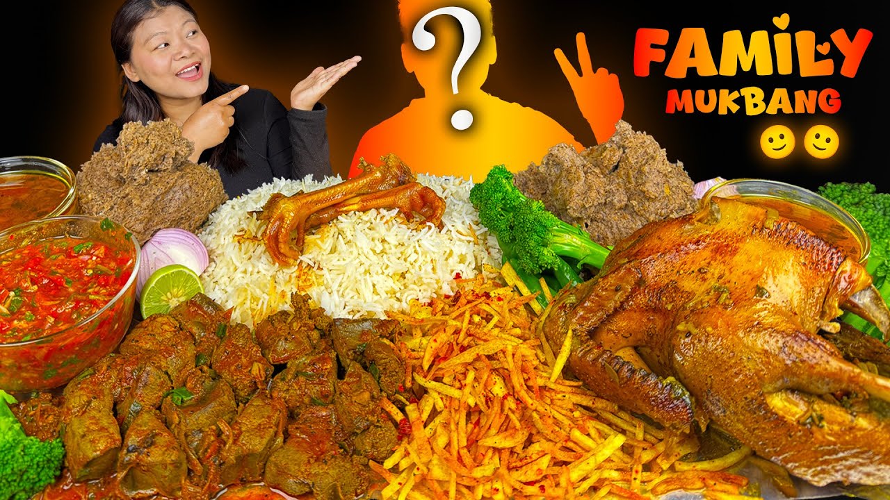 First Time Mukbang with My Brother! | Nepali Dhido & Local Chicken Feast | Liver Curry | Spicy Food🔥