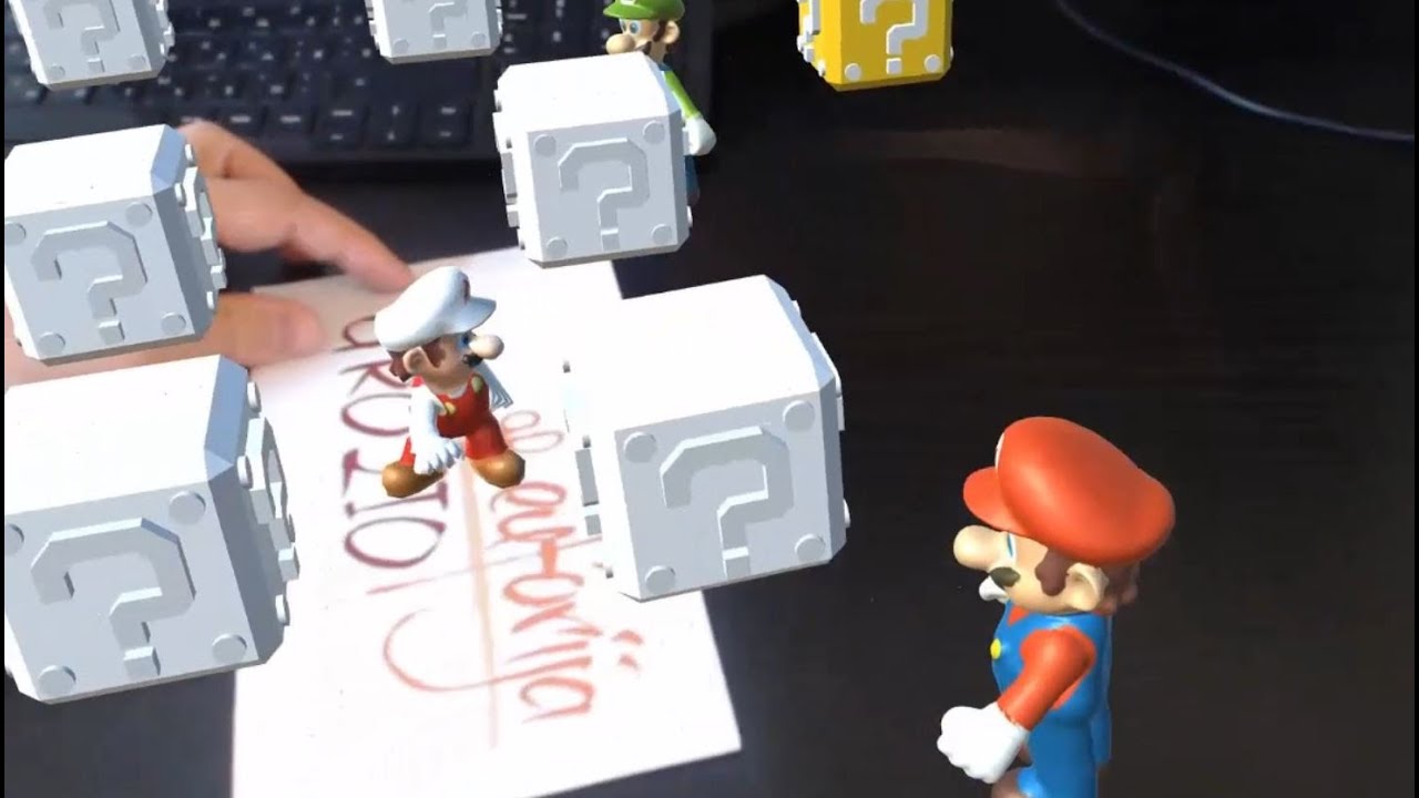 Augmented Reality Tutorial No. 40: Super Mario Augmented Reality