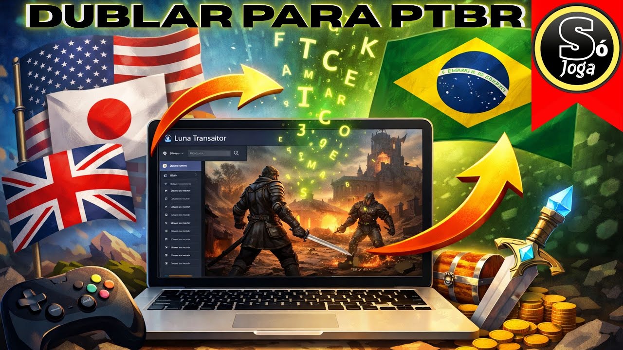 Jogue QUALQUER Jogo em Portugu&ecirc;s! Passo a passo Luna Translator (2026)