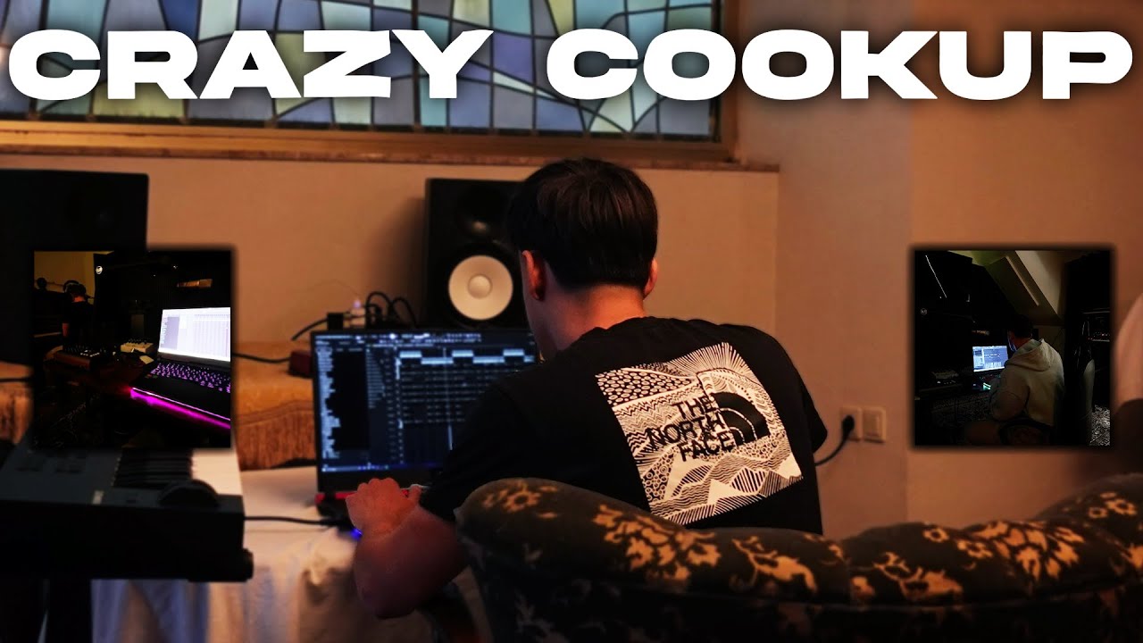 cooking up CRAZY beats in an old mansion...