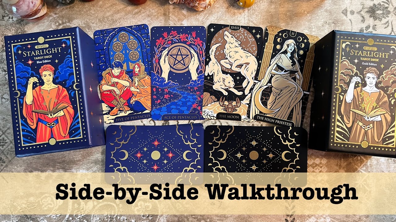 Decisions, Decisions 🤔| Starlight Tarot (Blue & Gold Editions) by Wyspell