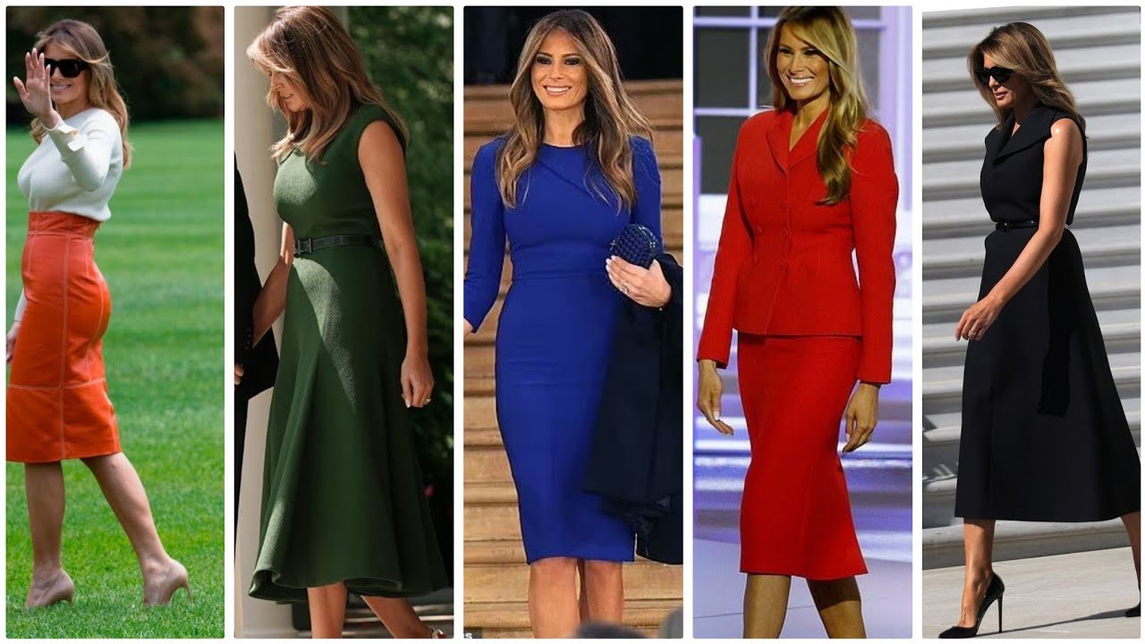 Melania Trump, 45th First Lady of the United States | Biography/dress styles of Melania trump