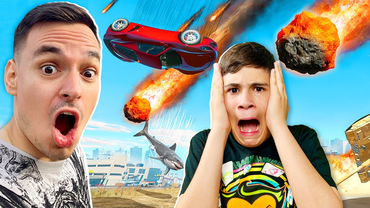 GTA V, НО КРИС КОНТРОЛИРА ДЕНЯ МИ ЗА 24 ЧАСА!
