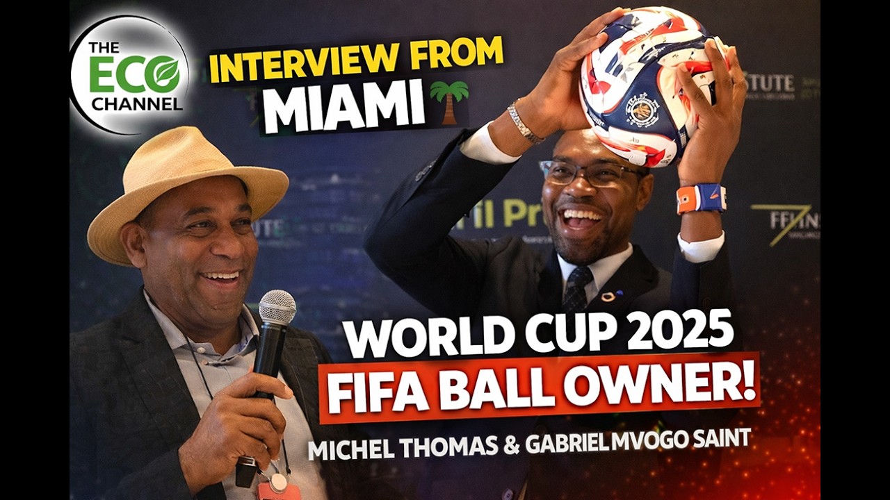 Michel Thomas Interviews Gabriel Mvogo at FII Institute Miami | Owner of FIFA World Cup 2025 Ball