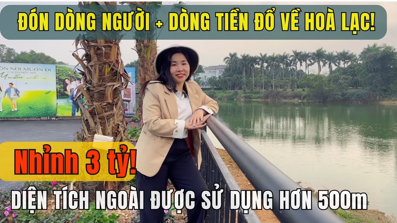 NHỈNH 3 tỷ CẦM sổ về ăn Tết lại mua được lô đất quá gần ĐH Quốc gia và ĐH FPT, view hồ -VẠN NGƯỜI MÊ