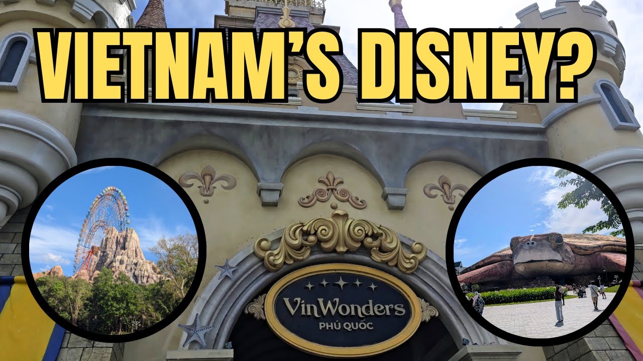 Vin Wonders Phu Quoc Water Park - MASSIVE Theme Park in Vietnam 🎢🧜‍♀️ | Family Vlog