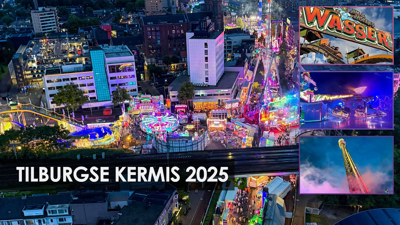 Dit is de Tilburgse kermis 2025: alle grote attracties