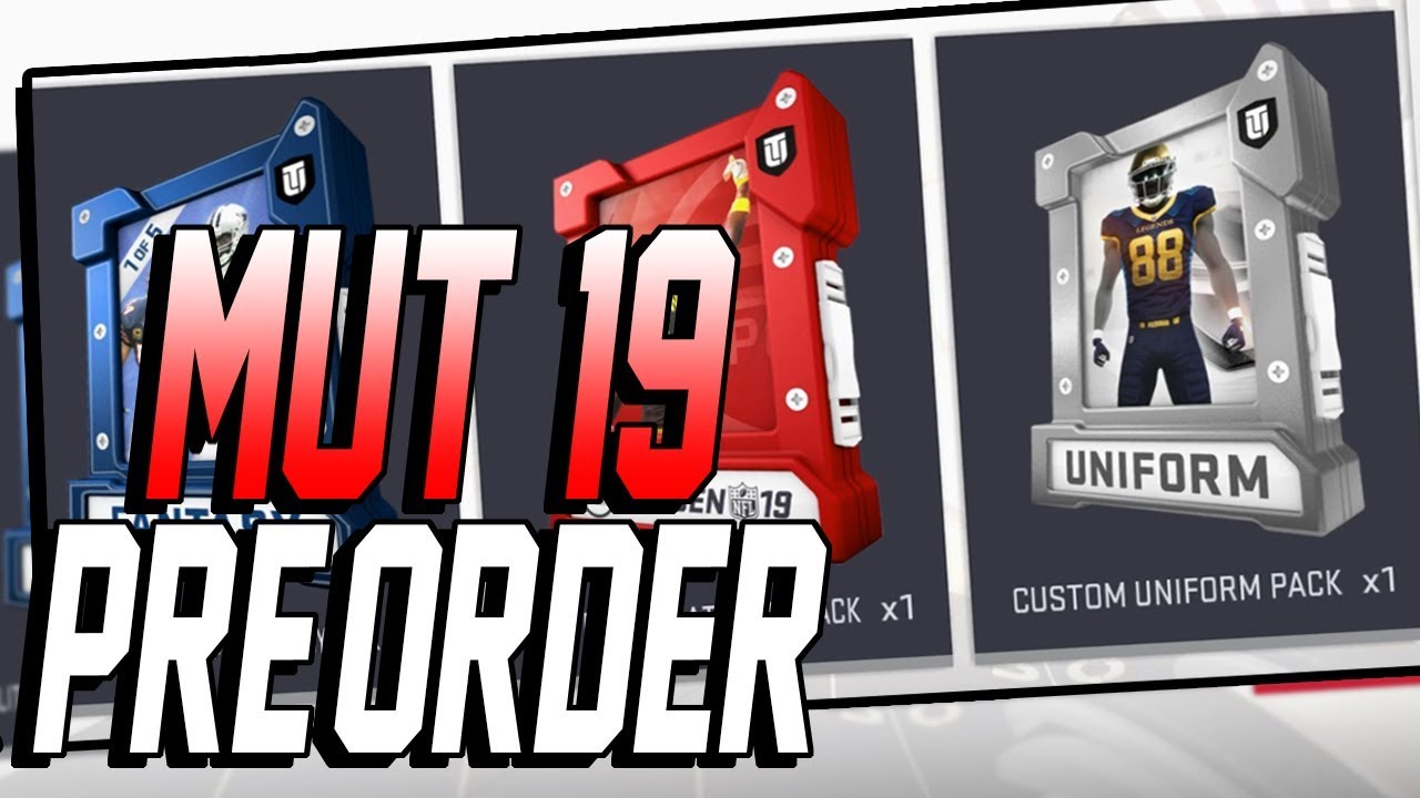 MUT 19 PRE-ORDER BONUS PACK OPENING! 12 TEAM FANTASY PACK OPENING!| MADDEN 19 ULTIMATE TEAM