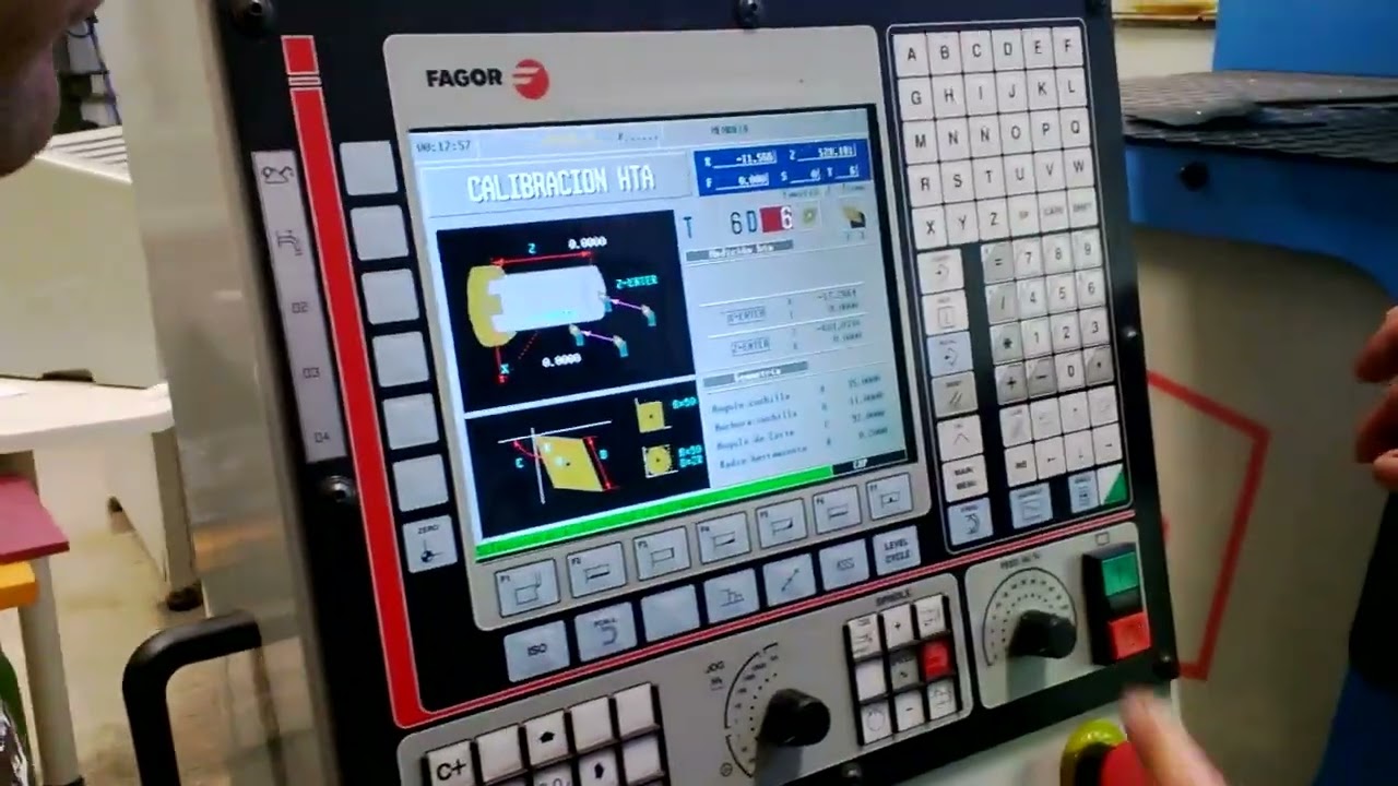 Torno Fagor 2 Calibracion de Herramientas