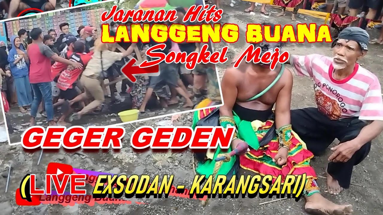 BARU!! Pecah Penonton Geger geden (LIVE EXSODAN - KARANGSARI) | JARANAN SONGKEL MEJO