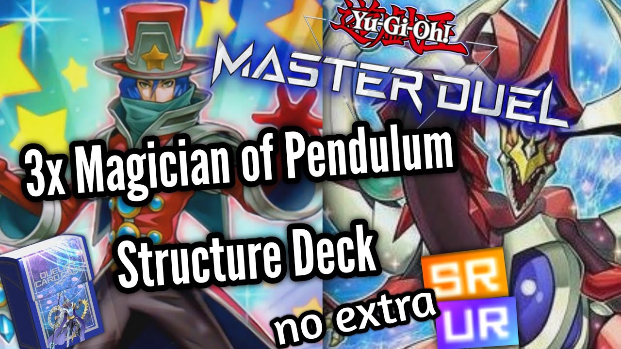 BEST 3x Pendulum Structure Deck Yugioh! Master Duel NO added SR/UR!!! (just N/R) Beginner friendly!
