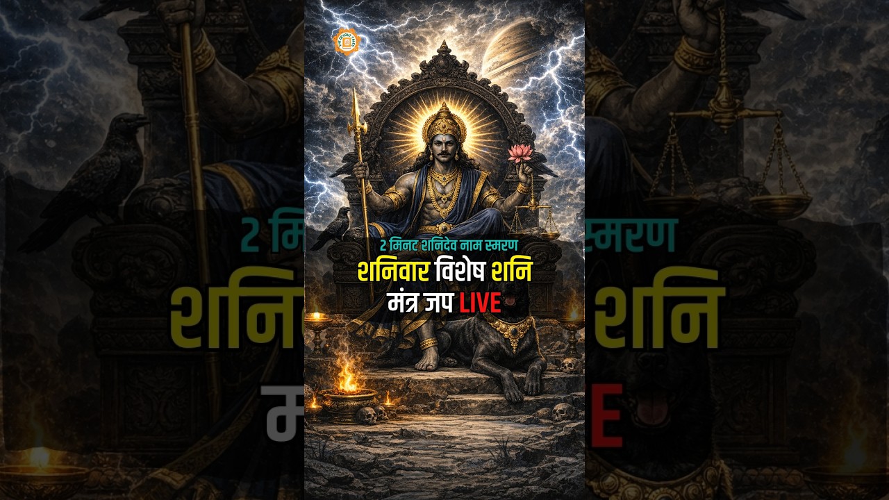 🔴 LIVE | ॐ शं शनैश्चराय नमः | शनिदेव मंत्र जप | शनि दोष शांति #ShaniTrayodashi,#ShaniDev