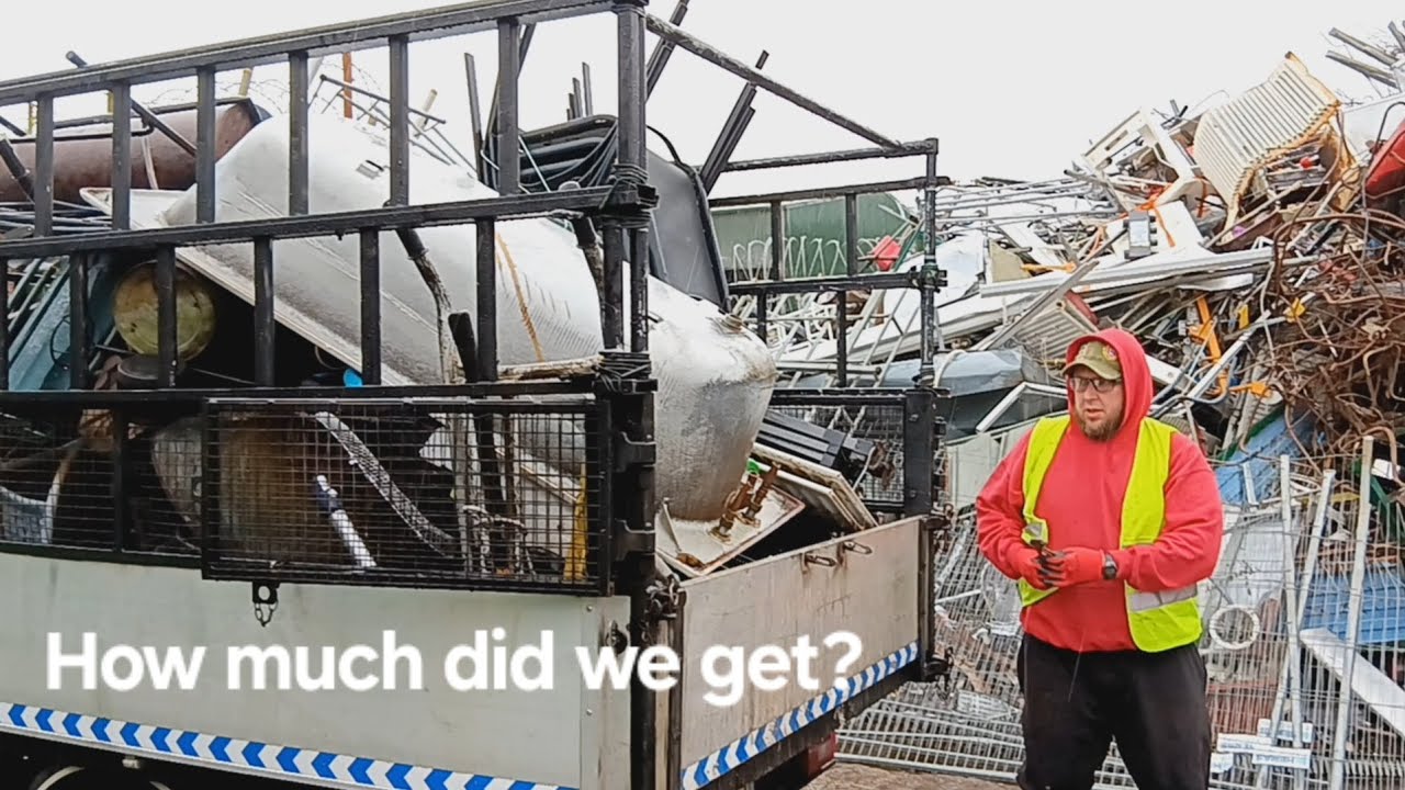 Scrap Metal Weighed & Paid! How much???