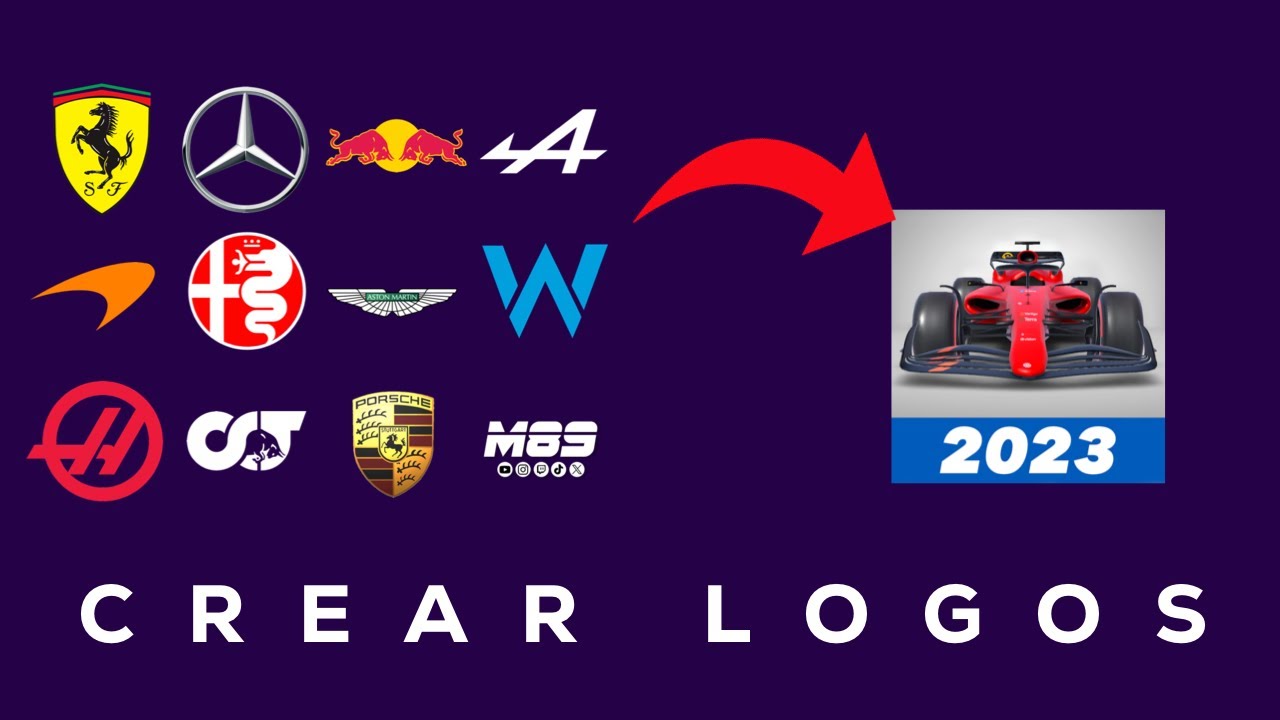 CÓMO CREAR LOGOS de la F1 para MONOPOSTO desde tu CELULAR | ANDROID y iOS