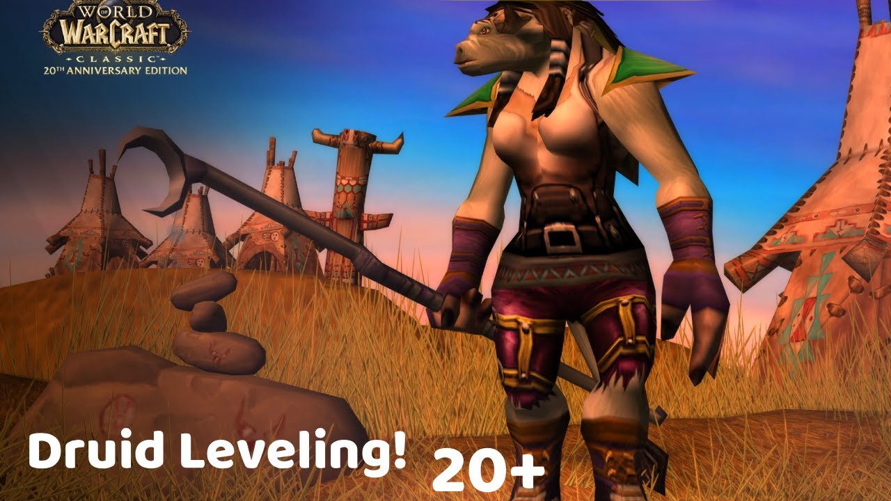 Anniversary Classic Wow Druid! Leveling Continues Today! LvL 20+