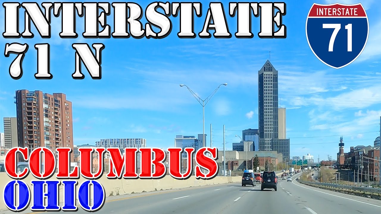 I-71 North - Columbus - Ohio - 4K Highway Drive