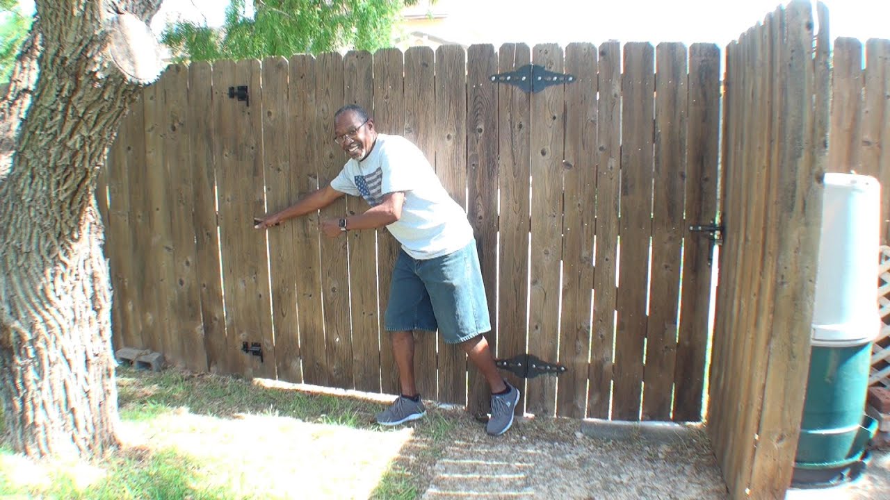 DIY, Wider Fence Gate!!!!