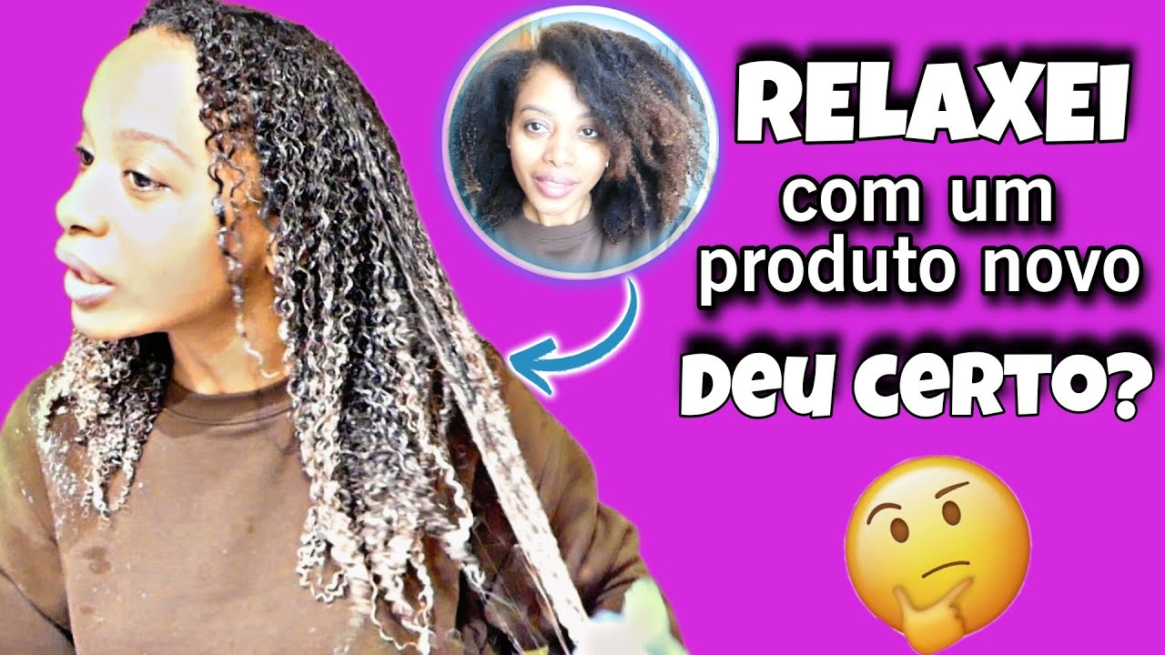 COMO RELAXEI MEU CABELO DEPOIS DE QUASE 3 ANOS? | CABELO CRESPO
