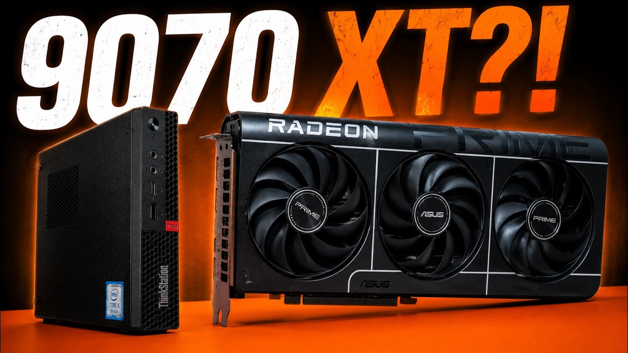 Lenovo P330 OCuLink Gaming Test &mdash; RX 9070 XT eGPU Performance Revealed