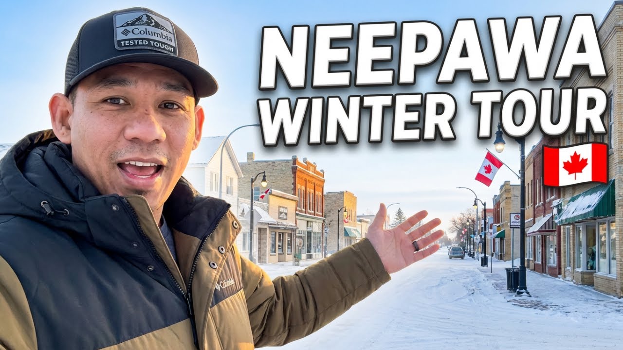 Exploring Neepawa Town | [4K ]Manitoba | Winter time #canada #neepawa #hylife #buhaycanada #manitoba