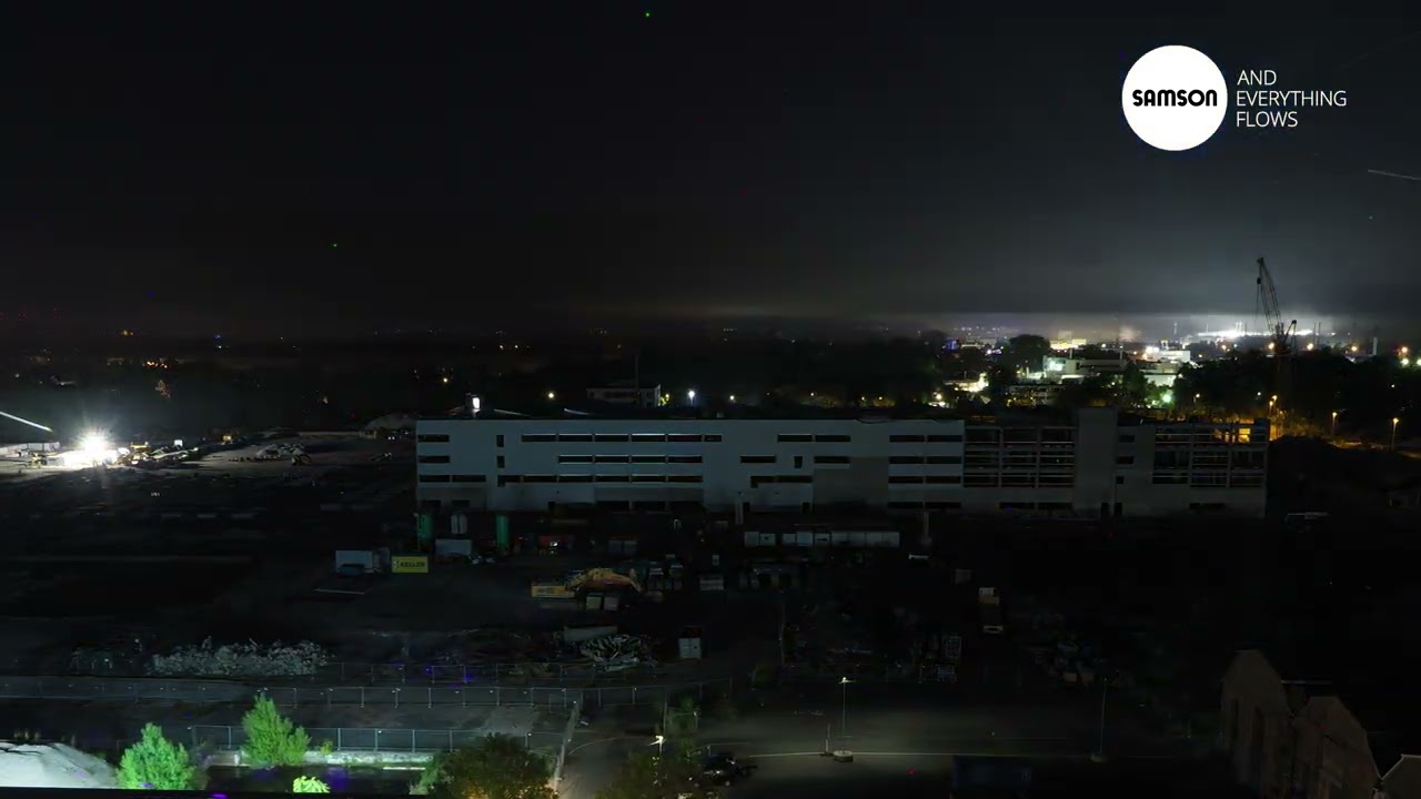 SAMSON MainChange – Zeitraffer der Baustelle