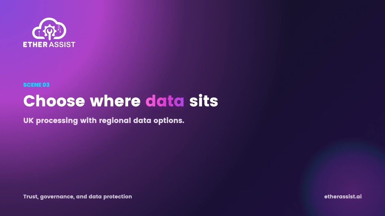 EtherAssist Trust and Governance | Data Protection for AI Work