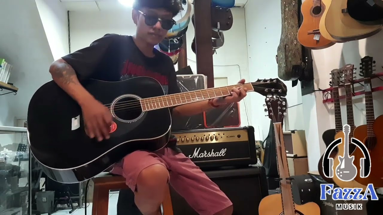 CEK SOUND FENDER AKUSTIK DREANOUGHT FA125 REVIEW GITAR FENDER