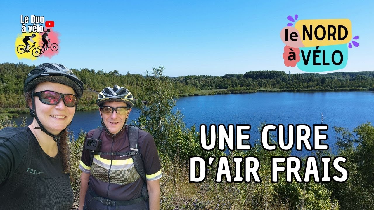 Balade touristique à vélo dans le Nord : Saint-Amand-les-Eaux, terril Rieulay, forêt de Marchiennes