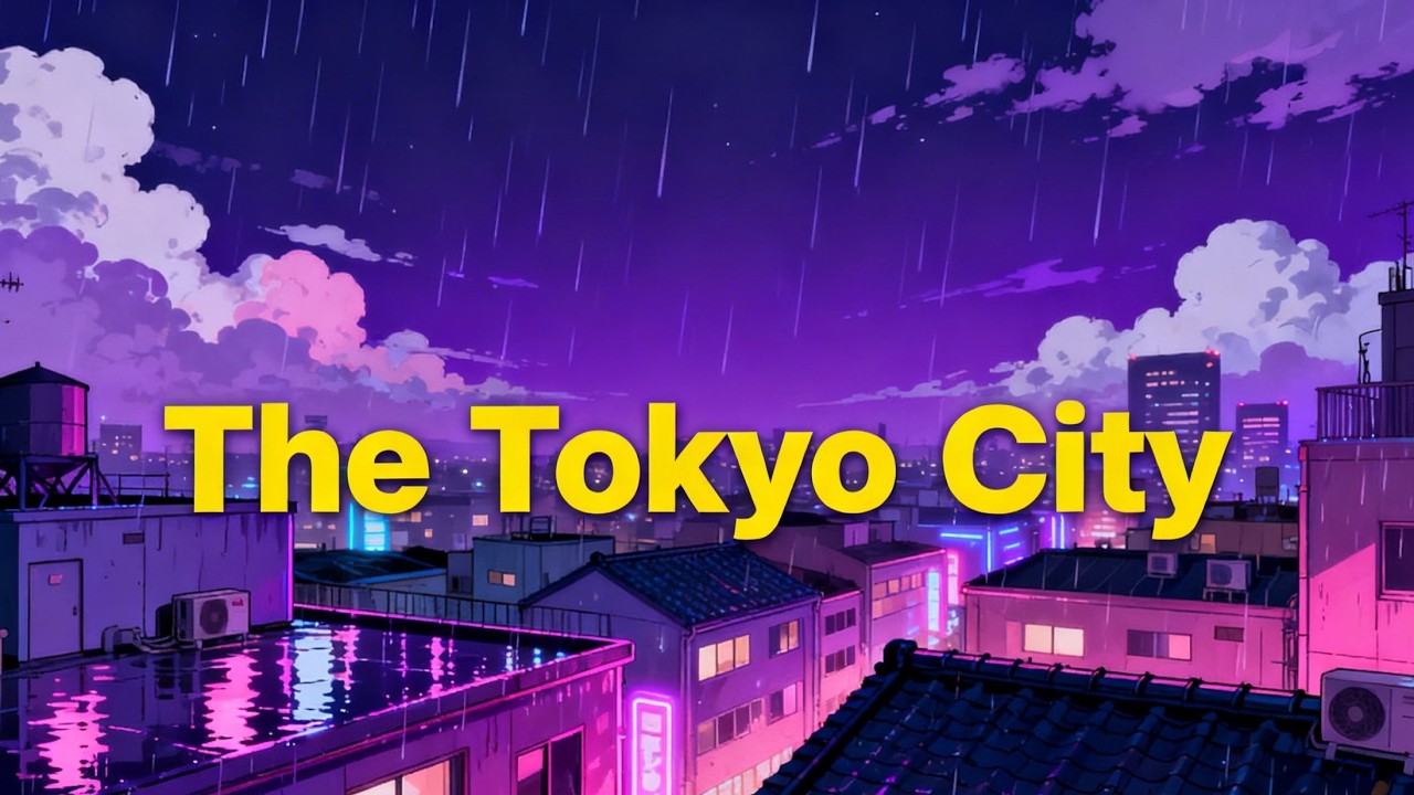 Tokyo Rainy Night 🌧️ Chill Lofi to Stay Focused | 深夜BGM