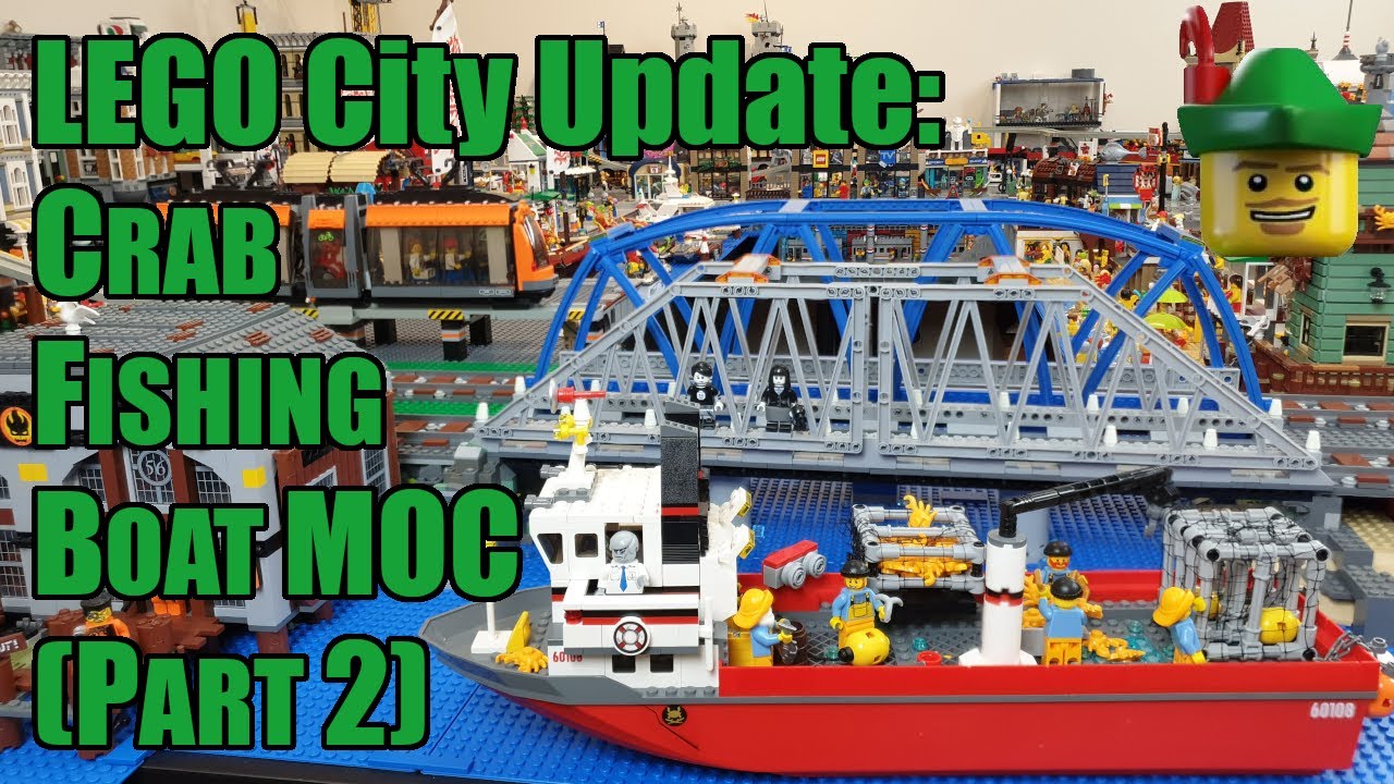 Обновление LEGO City — Учебный центр «Лодка для ловли крабов», часть 2 🦀🏹