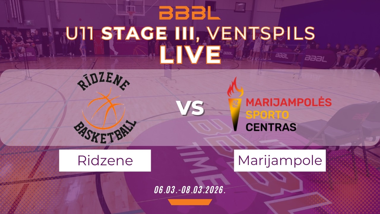 RBS Centrs 2015 vs Marijampole 2015 | BBBL U11 | Stage III