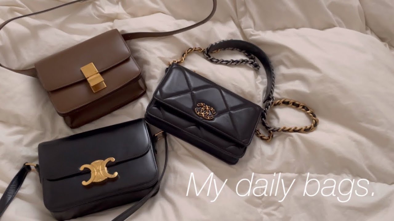 Bag haul 🤍 내돈내산 애정하는 가방소개 / my daily bag(ft.샤넬,셀린느)#가방하울#데일리백#dailybag