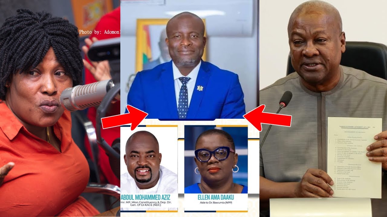 EXPLOSIVE showdown!🔥Nana Yaa Jantuah clashes with Titus Glover over Mahama remarks😱Aziz & Daaku too😳