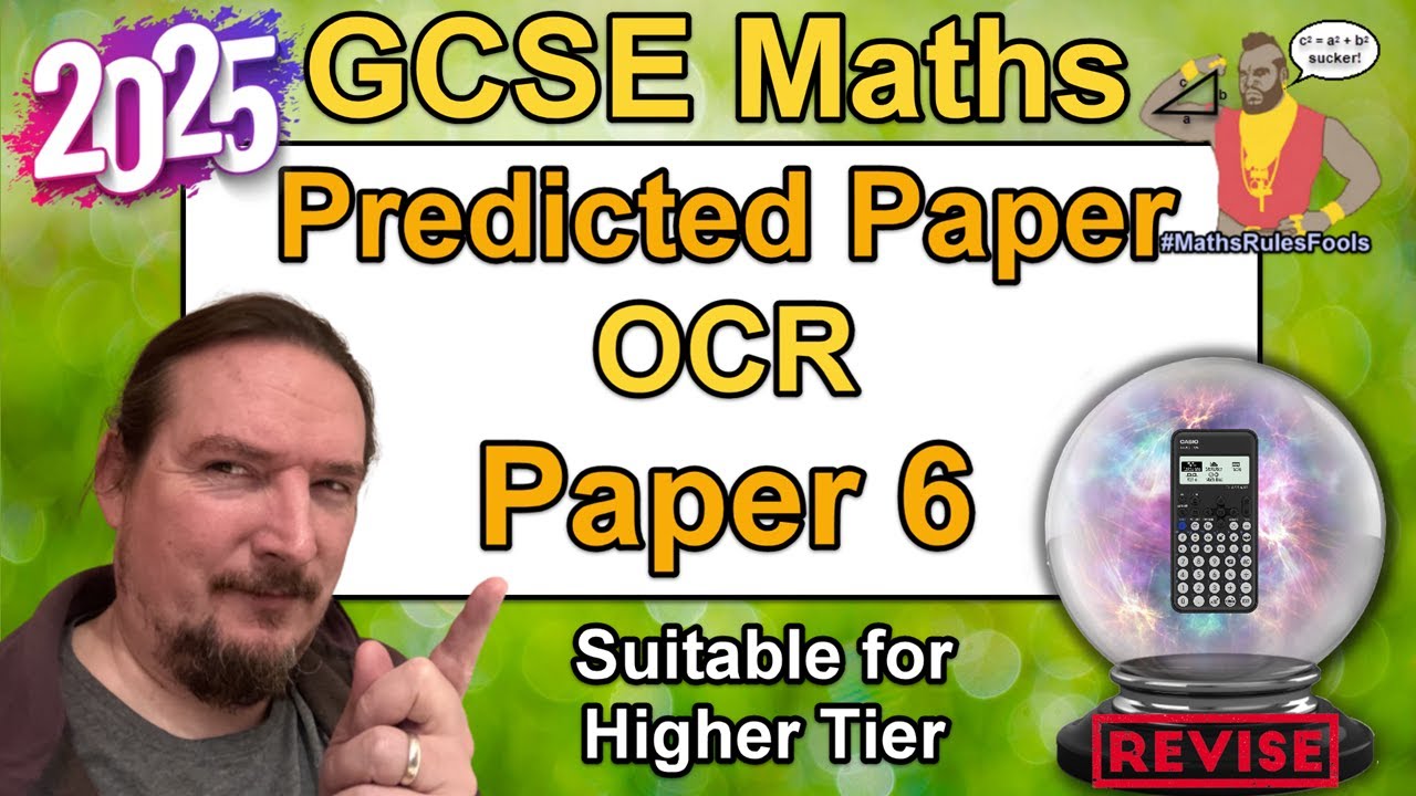 OCR GCSE Maths - Predicted Paper 6 - November Resits 2025 -  Higher Tier