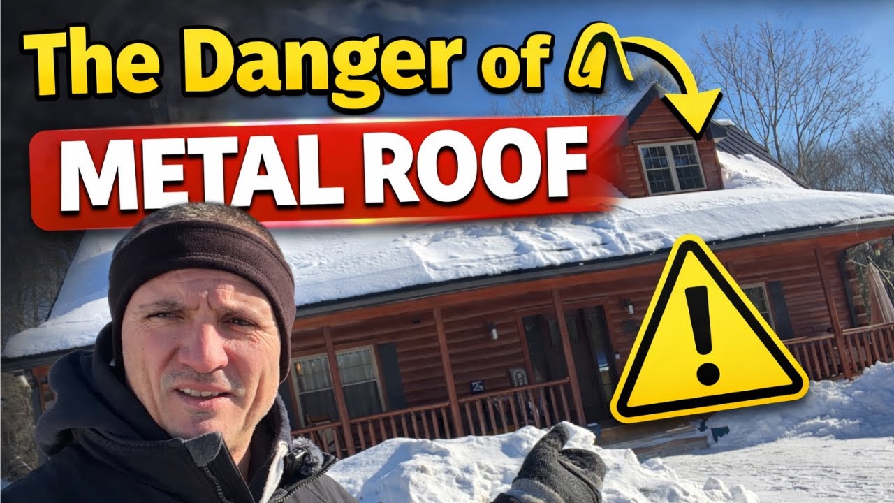 Installing a Metal Roof?  Watch This Video First, It Could Save Your Life!