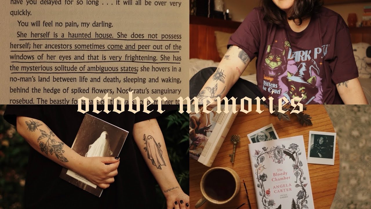 👻mem&oacute;rias de outubro: leituras & tatuagem nova 🎃🌧️🍂