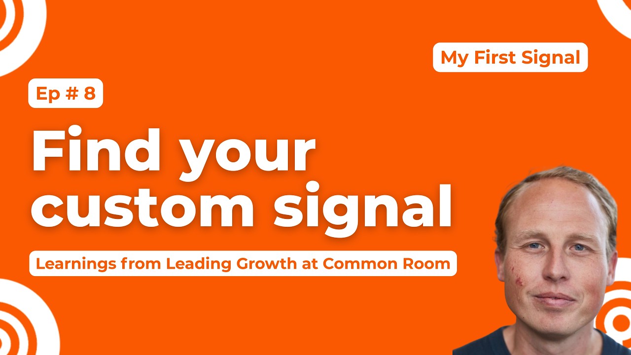 Find your custom signal with Kevin White | My First Signal #8